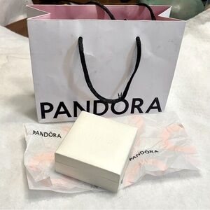 Pandora Bracelet Clamshell Gift Box with Bag and Tissue Paper
